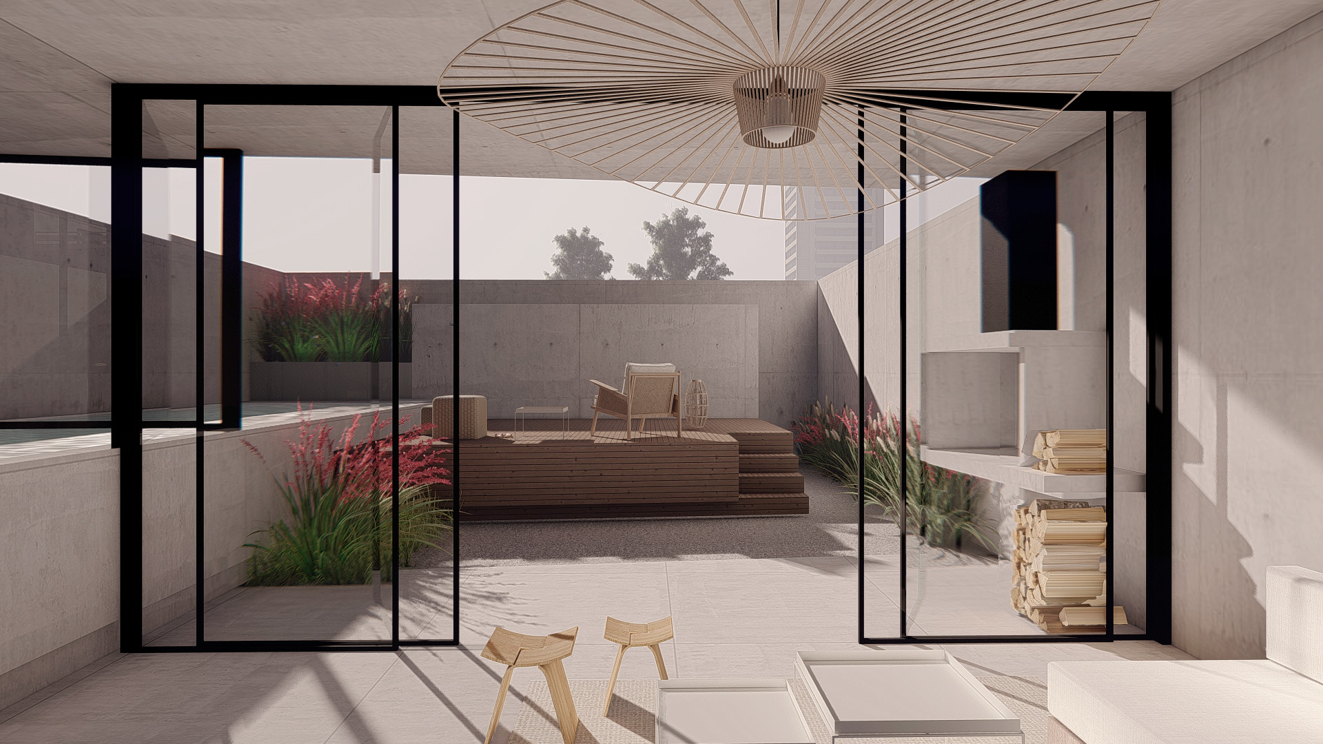 ARRIBEÑOS 3750, 4°A - 2 Ambientes con Balcón  con parrilla y Full Amenities.