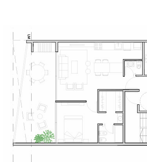 ARRIBEÑOS 3750, 5°A - 2 Ambientes con Balcón con parrilla y Full Amenities