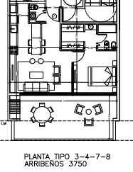 ARRIBEÑOS 3750, 4°A - 2 Ambientes con Balcón  con parrilla y Full Amenities.